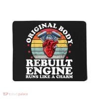 Rebuilt Engine Open Heart Surgery Recovery Survivor Men Gift Mousepad thumb 0