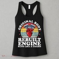 Rebuilt Engine Open Heart Surgery Recovery Survivor Men Gift Women's Tank Top thumb 3