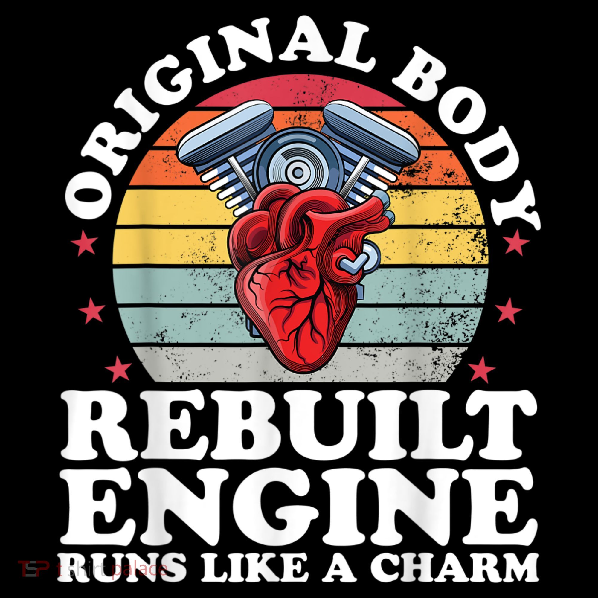 Rebuilt Engine Open Heart Surgery Recovery Survivor Men Gift Women's Tank Top