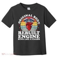 Rebuilt Engine Open Heart Surgery Recovery Survivor Men Gift Toddler T-Shirt thumb 0
