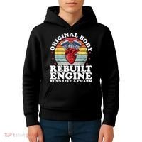 Rebuilt Engine Open Heart Surgery Recovery Survivor Men Gift Kids Hoodie thumb 4