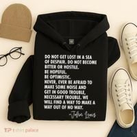 Rep John Lewis Quote RIP Tribute Hoodie thumb 4