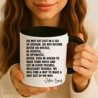 Rep John Lewis Quote RIP Tribute Coffee Mug thumb 3