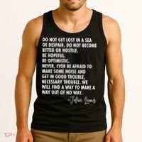 Rep John Lewis Quote RIP Tribute Tank Top thumb 3