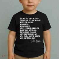 Rep John Lewis Quote RIP Tribute Toddler T-Shirt thumb 2