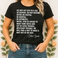 Rep John Lewis Quote RIP Tribute Women's T-Shirt thumb 2