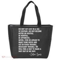 Rep John Lewis Quote RIP Tribute Tote Bag thumb 0