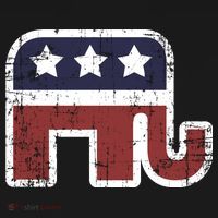 Republican Elephant Political Party Backpack thumb 2