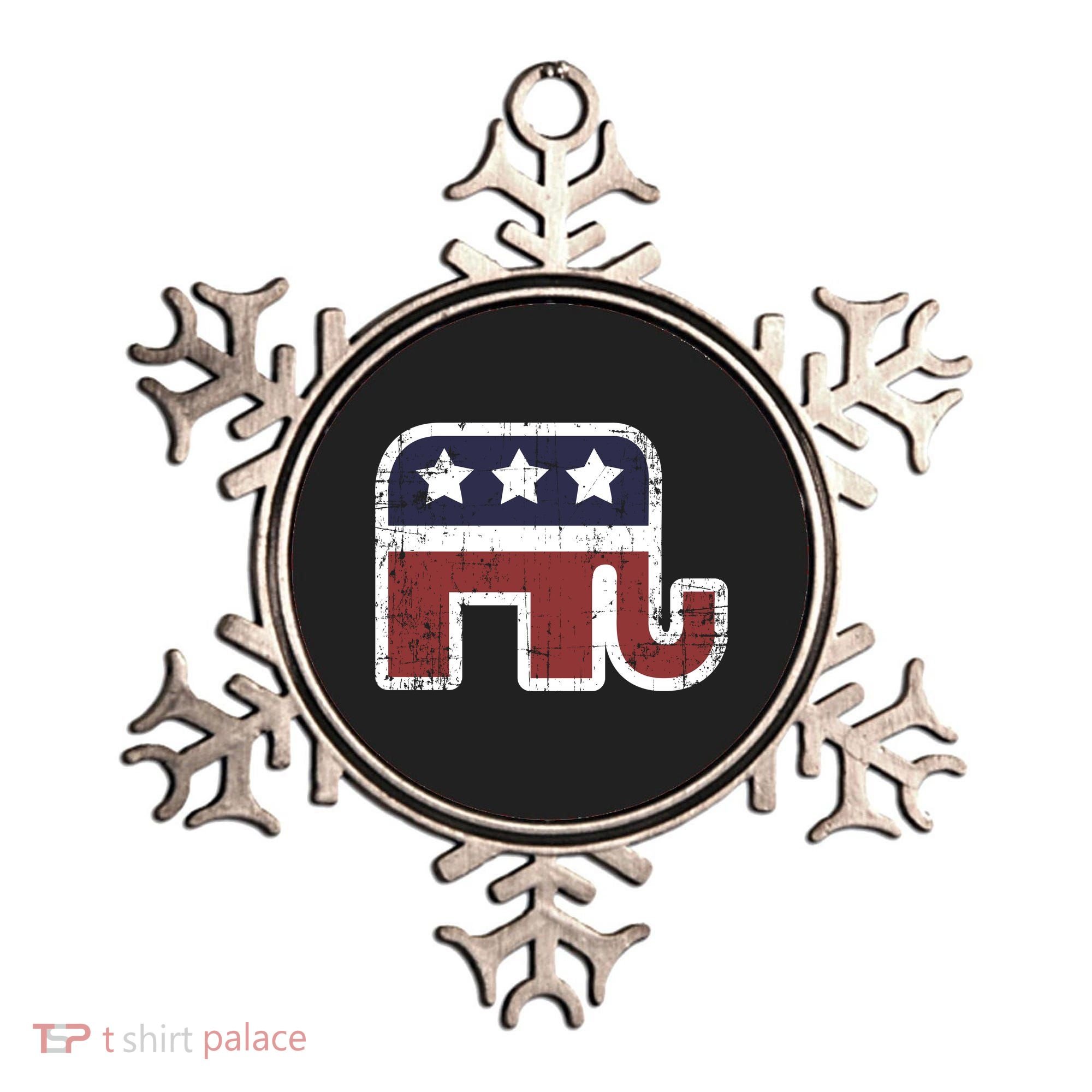 Republican Elephant Political Party Ornament