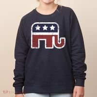 Republican Elephant Political Party Women's Sweatshirt thumb 0