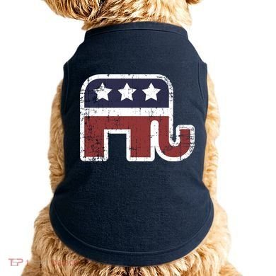 Republican Elephant Political Party Doggie Tank