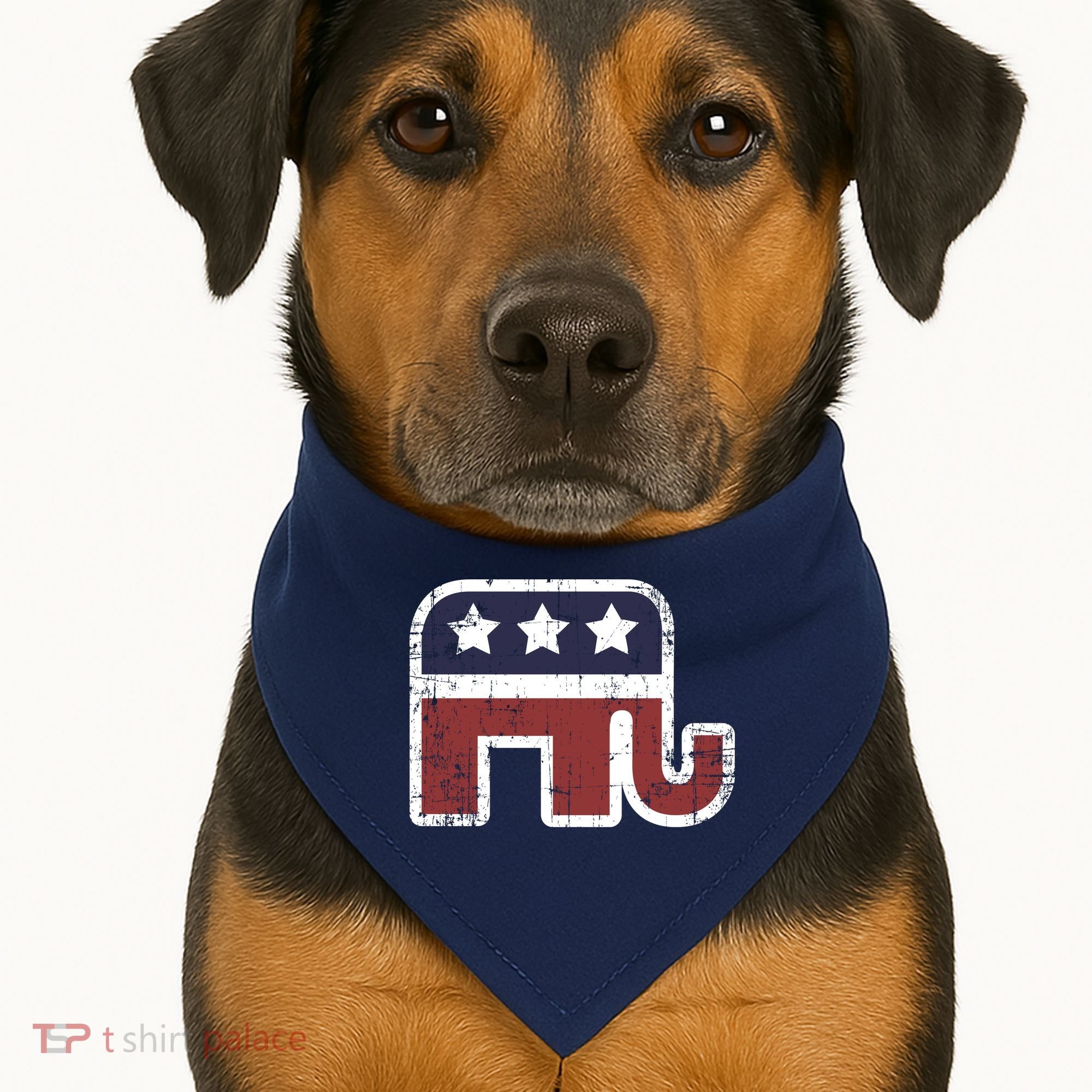 Republican Elephant Political Party USA-Made Doggie Bandana