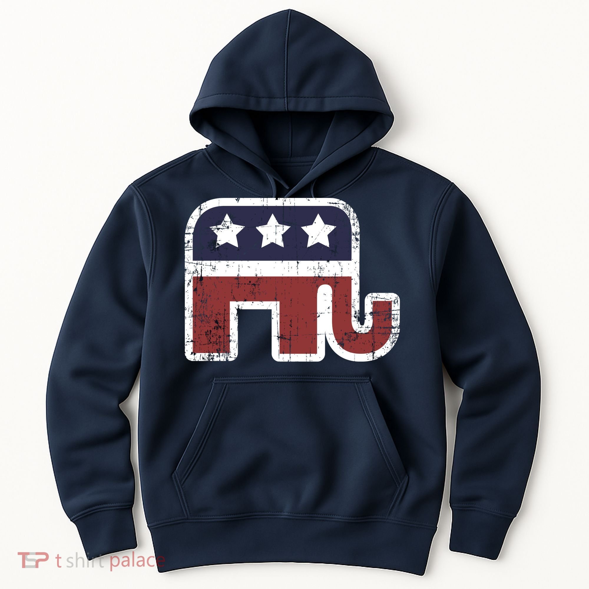 Republican Elephant Political Party Hoodie