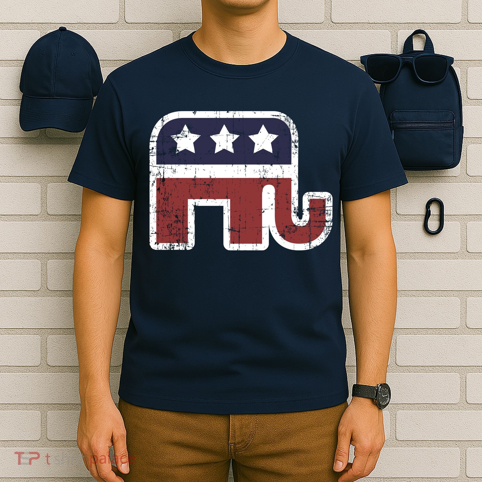 Republican Elephant Political Party T-Shirt