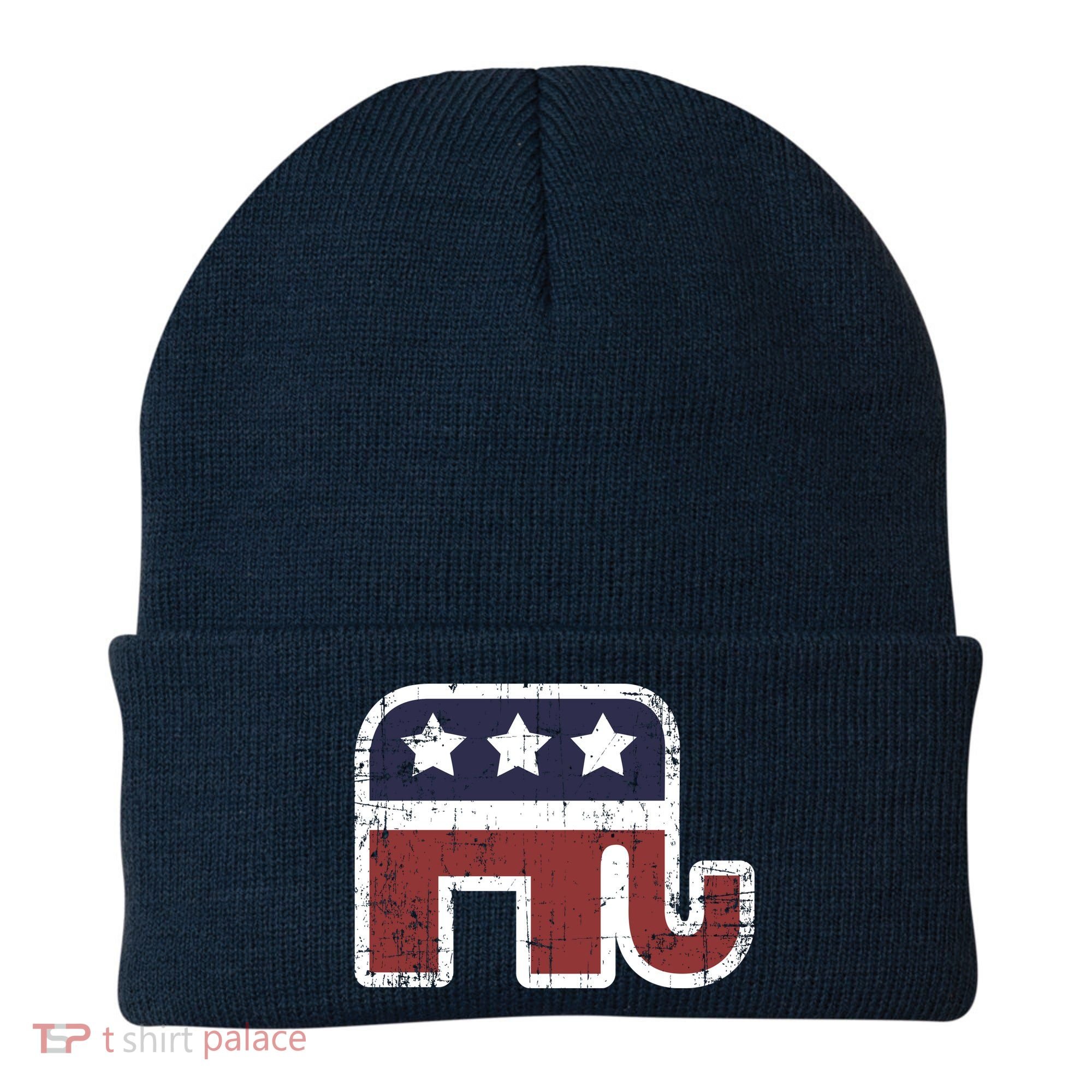Republican Elephant Political Party Beanie