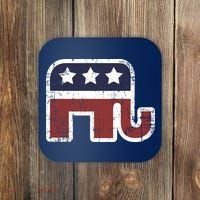 Republican Elephant Political Party Coaster thumb 0