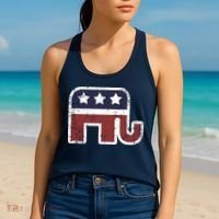 Republican Elephant Political Party Women's Tank Top thumb 2