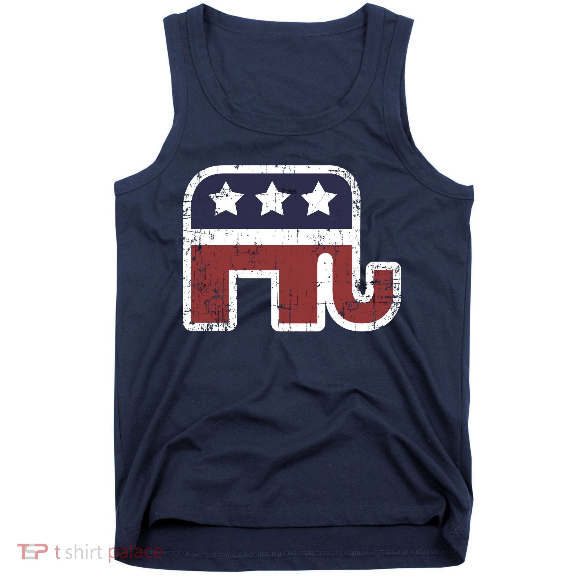 Republican Elephant Political Party Tank Top