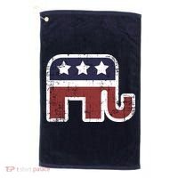 Republican Elephant Political Party Golf Towel thumb 0