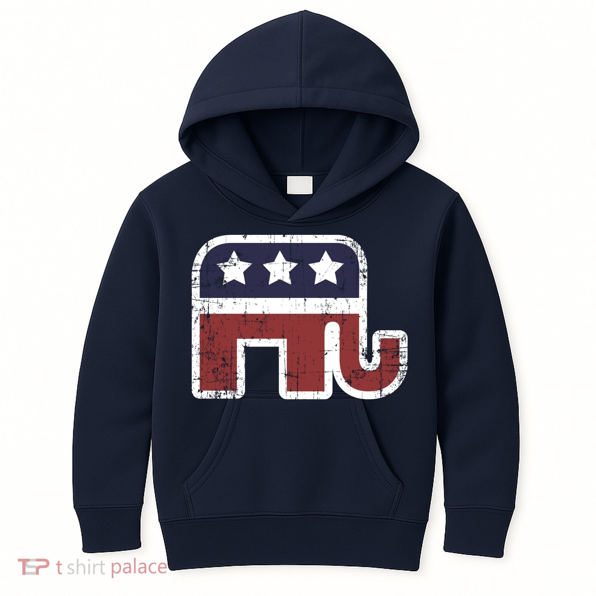 Republican Elephant Political Party Kids Hoodie