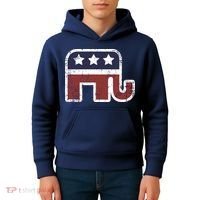 Republican Elephant Political Party Kids Hoodie thumb 4