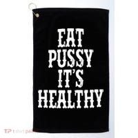 Rockstar Eat Pussy ItS Healthy Golf Towel thumb 0