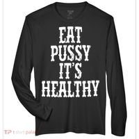 Rockstar Eat Pussy ItS Healthy Zone Performance Long-Sleeve T-Shirt thumb 0