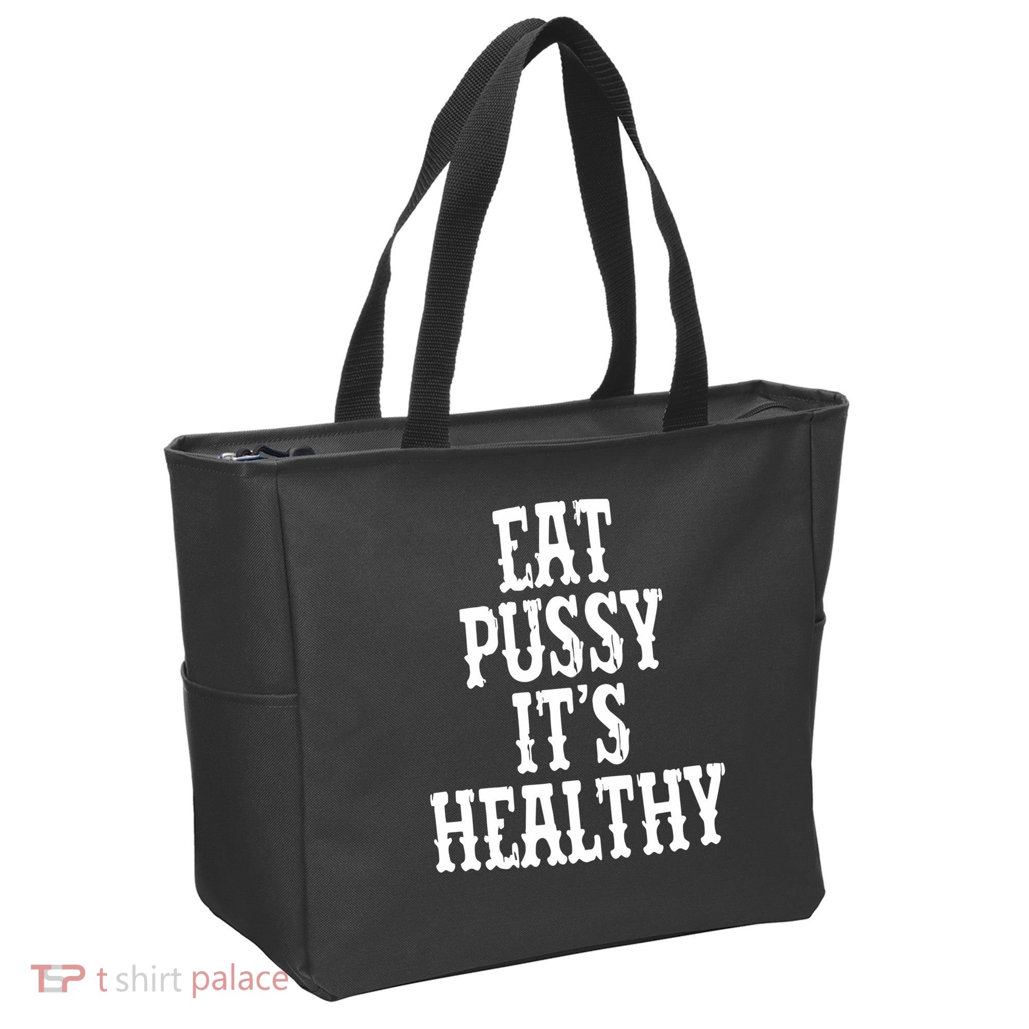 Rockstar Eat Pussy ItS Healthy Tote Bag