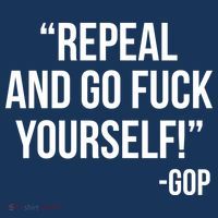 Repeal and Go Fuck Yourself GOP on Obama Care Hoodie thumb 2