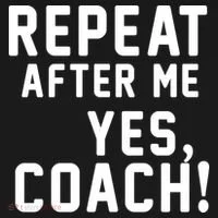 Repeat After Me Yes Coach Ornament thumb 1