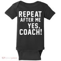 Repeat after me, YES COACH Baby Bodysuit thumb 0