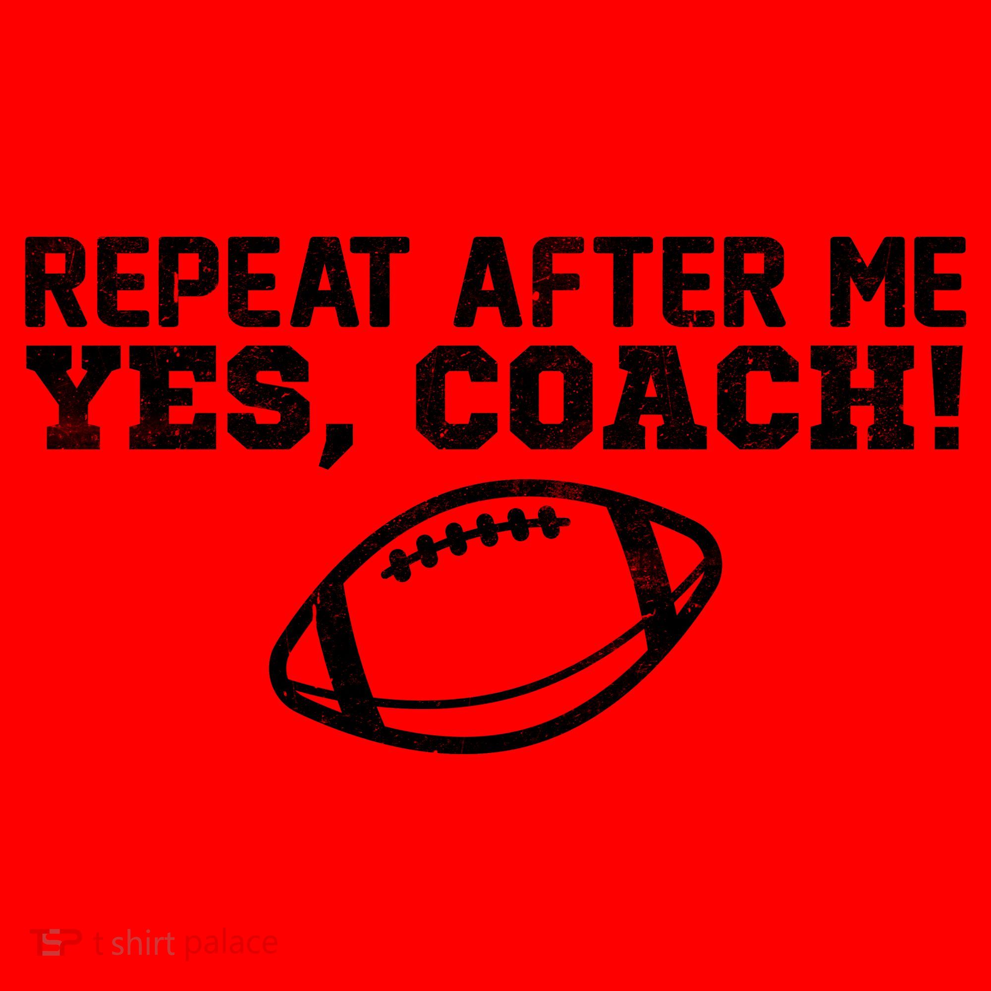 Repeat After Me Yes, Coach! Sports Santa Hat