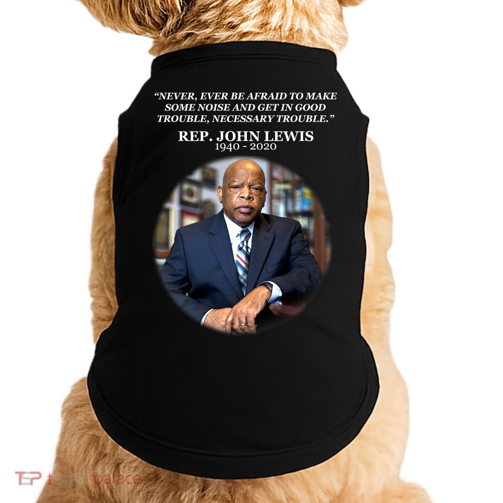 Representative John Lewis Tribute 1940-2020 Doggie Tank