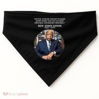 Representative John Lewis Tribute 1940-2020 USA-Made Doggie Bandana thumb 0