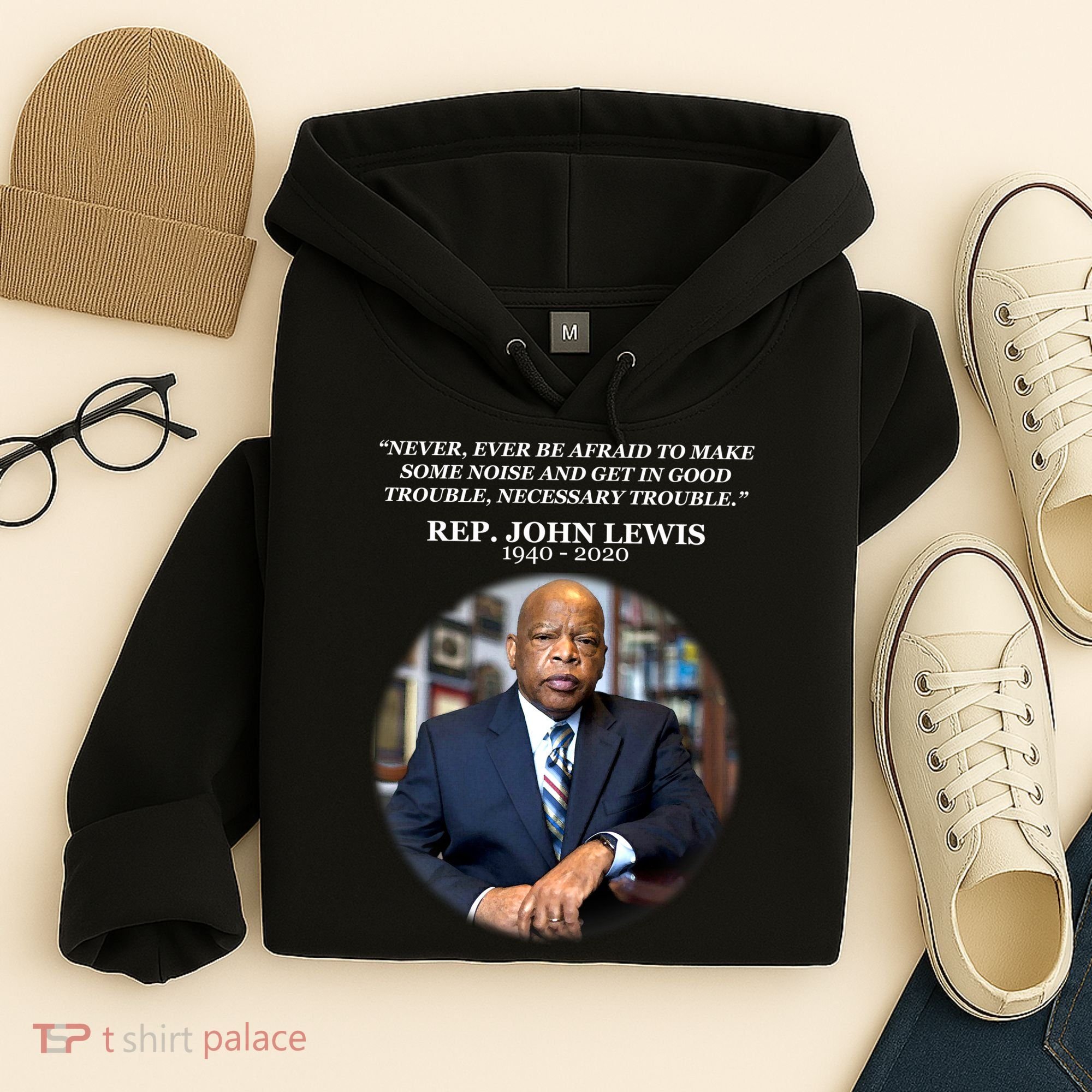 Representative John Lewis Tribute 1940-2020 Hoodie