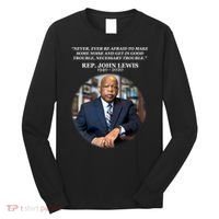 Representative John Lewis Tribute 1940-2020 Long Sleeve Shirt thumb 0