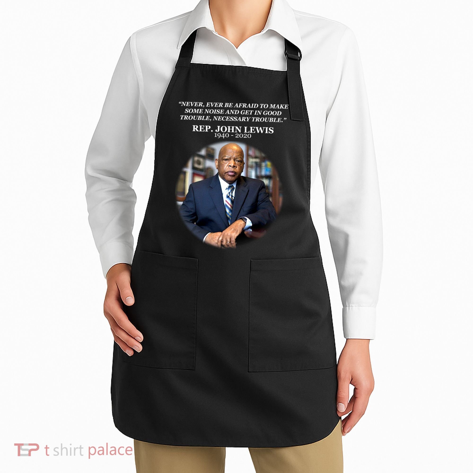 Representative John Lewis Tribute 1940-2020 Apron