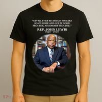 Representative John Lewis Tribute 1940-2020 T-Shirt thumb 3