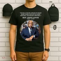 Representative John Lewis Tribute 1940-2020 T-Shirt thumb 6