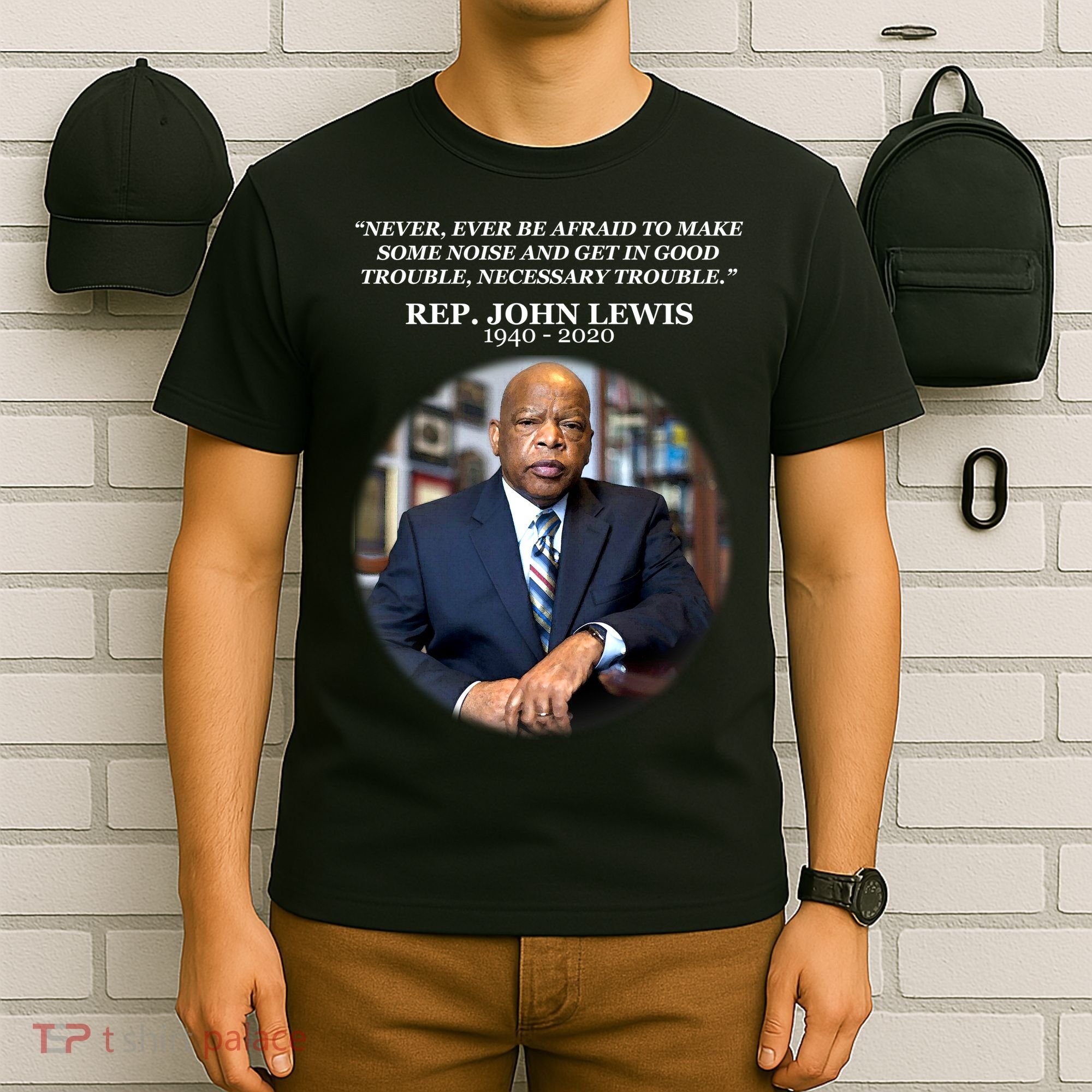 Representative John Lewis Tribute 1940-2020 T-Shirt