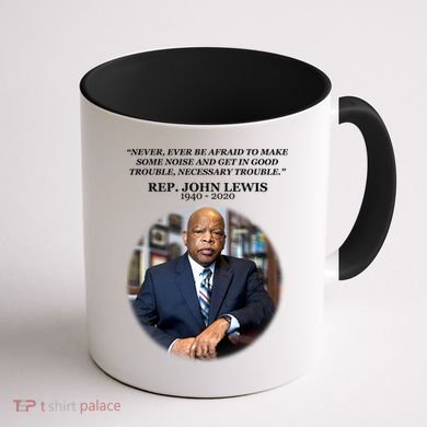 Representative John Lewis Tribute 1940-2020 Coffee Mug back