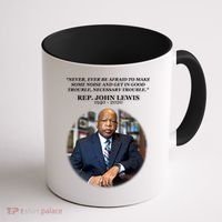 Representative John Lewis Tribute 1940-2020 Coffee Mug thumb 1