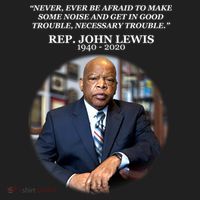 Representative John Lewis Tribute 1940-2020 Tumbler thumb 3