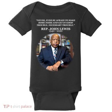 Representative John Lewis Tribute 1940-2020 Baby Bodysuit