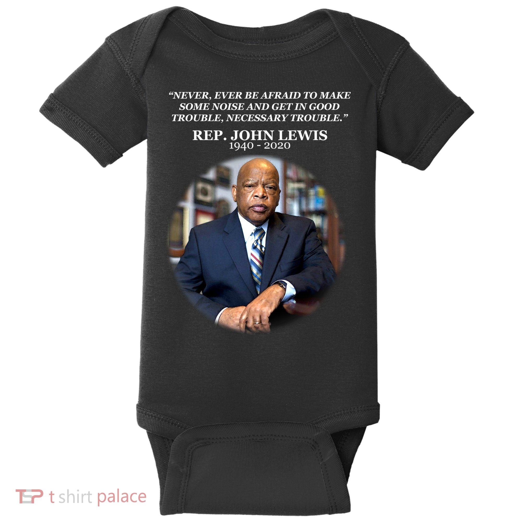 Representative John Lewis Tribute 1940-2020 Baby Bodysuit