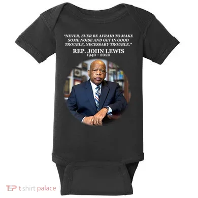 Representative John Lewis Tribute 1940-2020 Baby Bodysuit