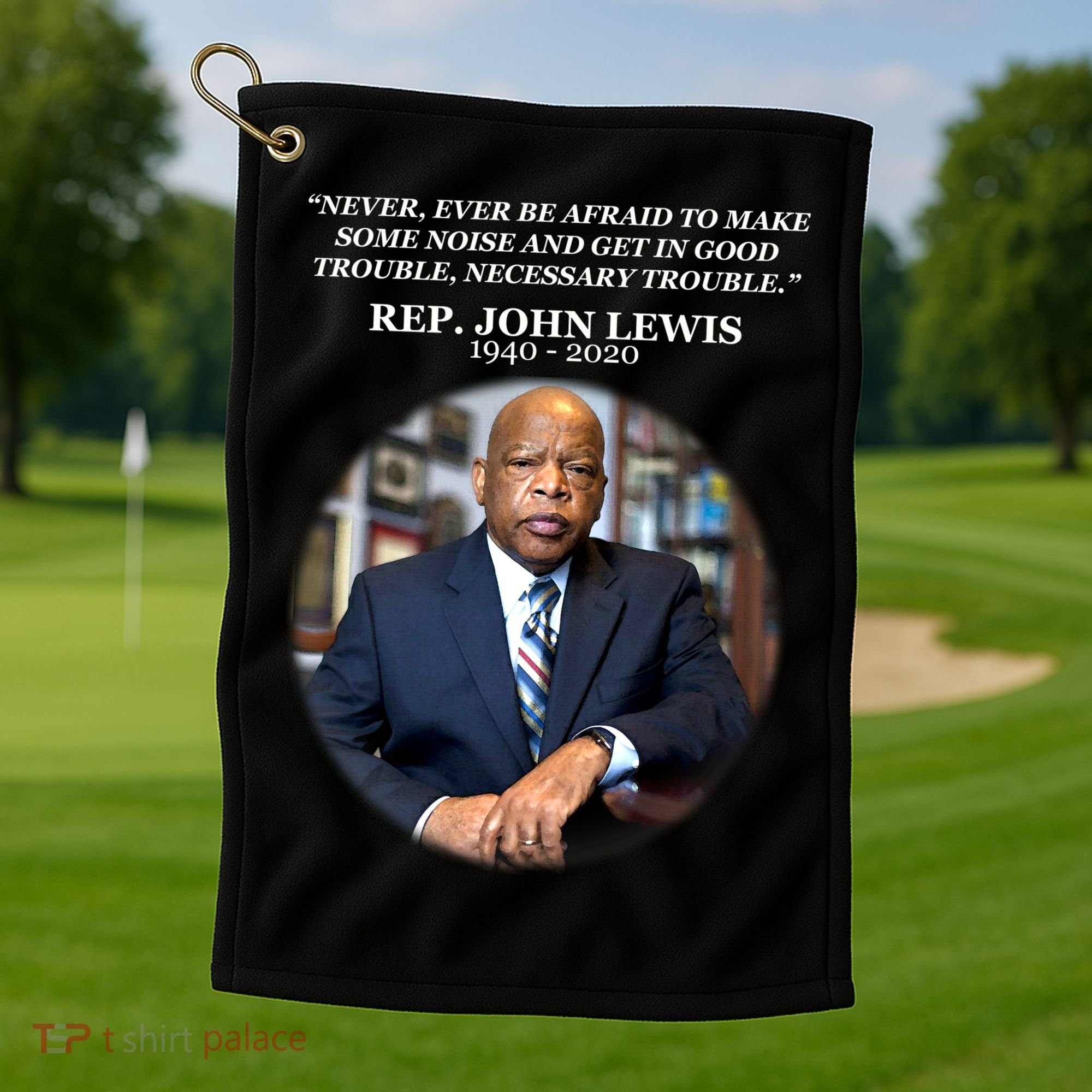 Representative John Lewis Tribute 1940-2020 Golf Towel