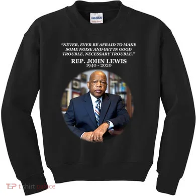 Representative John Lewis Tribute 1940-2020 Kids Sweatshirt