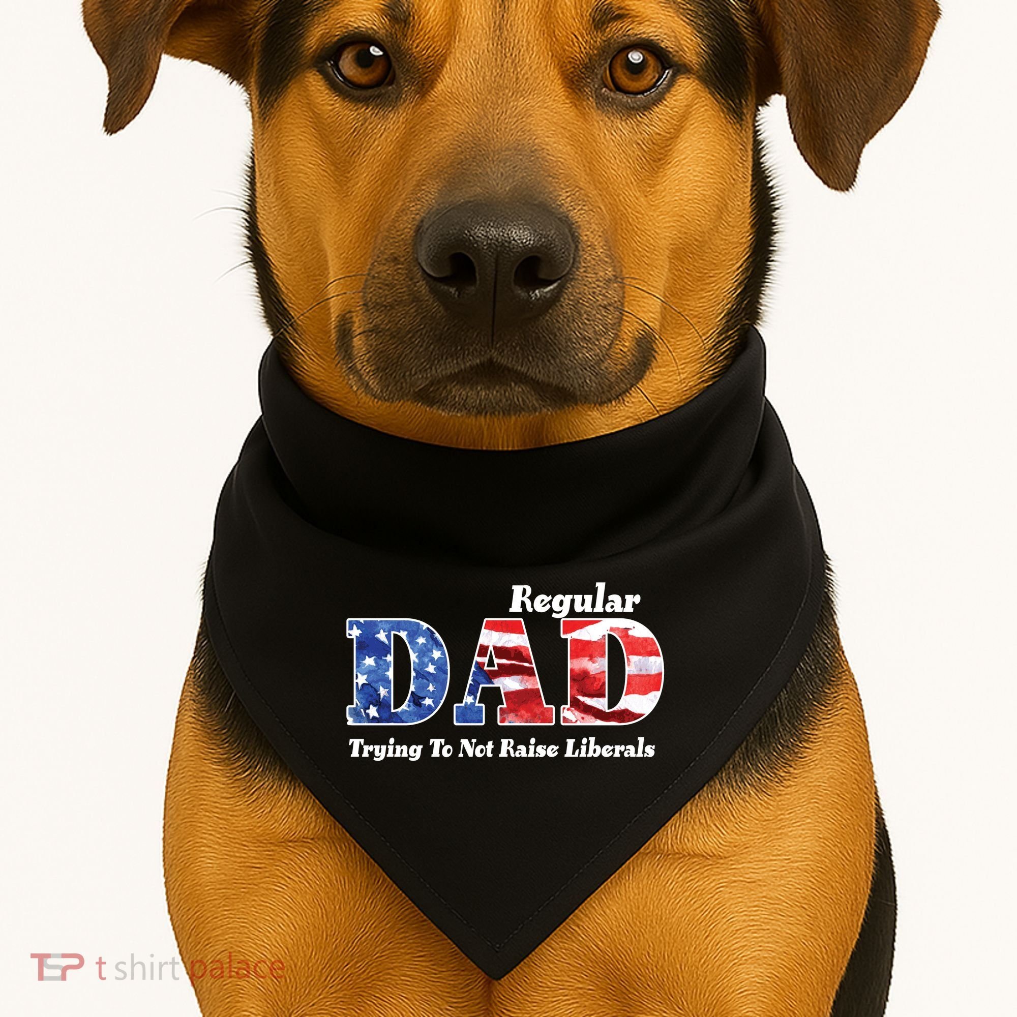 Republican Dad Just A Regular Dad Trying To Not Raise Liberals USA-Made Doggie Bandana