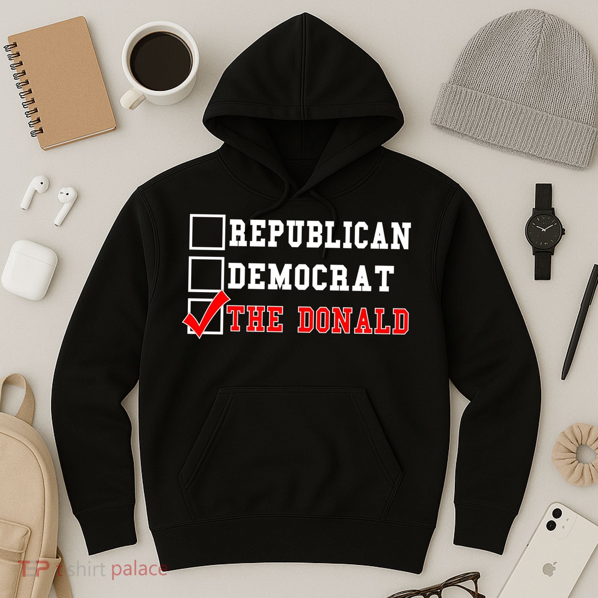 Republican Democrat Donald Trump Hoodie